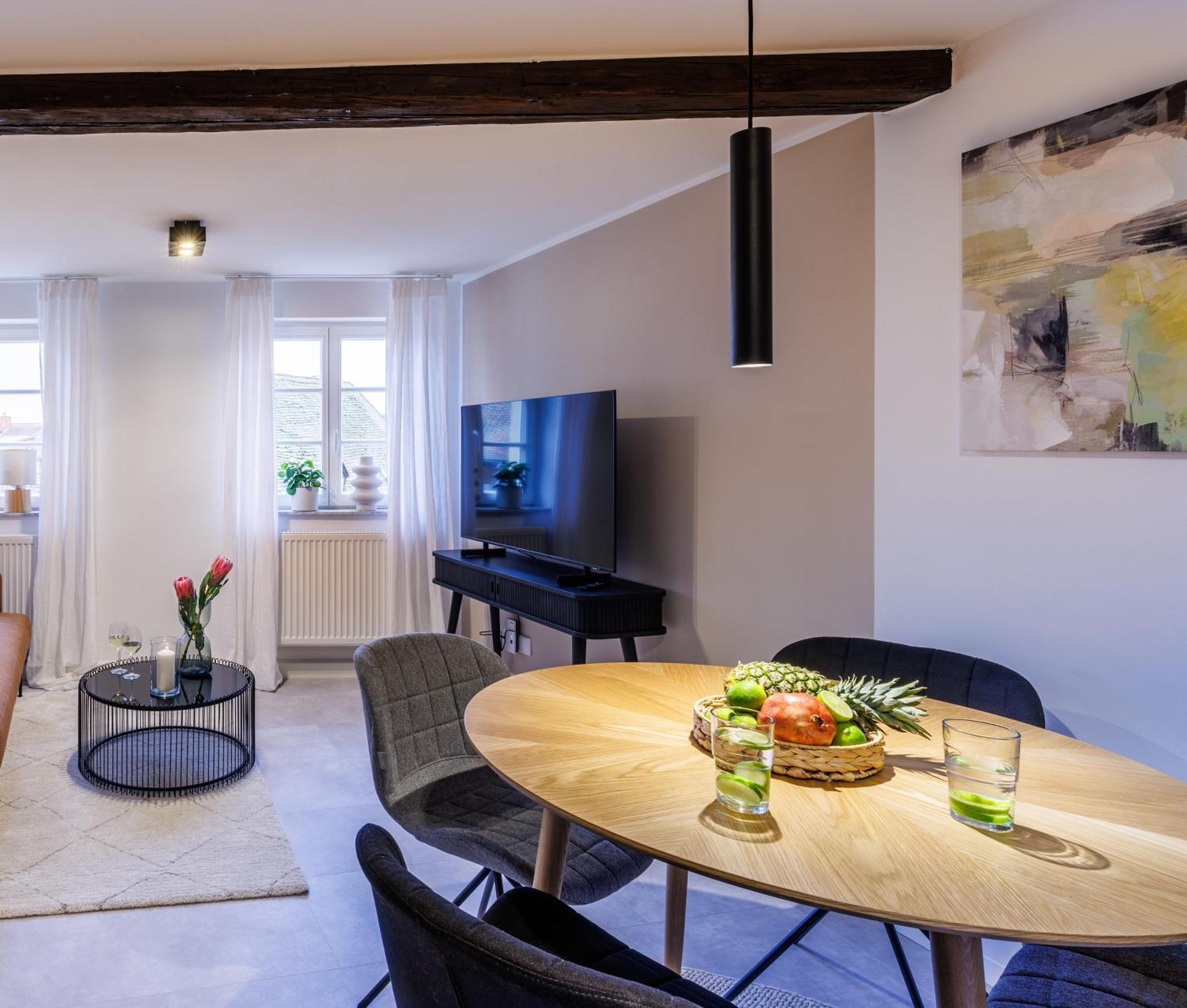 Romantisches Apartment Mit Whirlpool In Bayreuther Fussgaengerzone 外观 照片